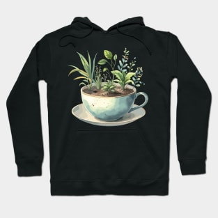 Plants Tea cup Hoodie